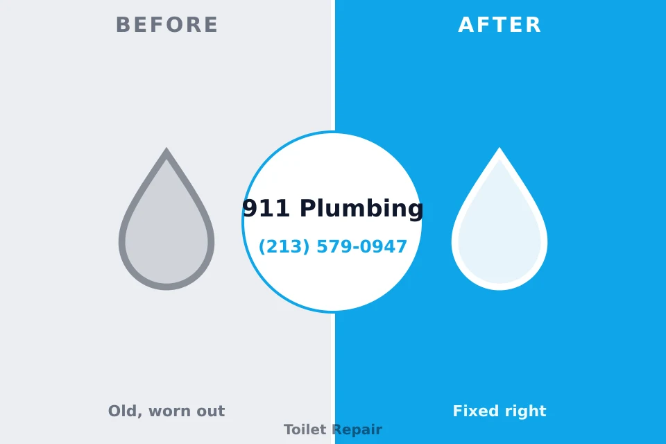 Before and after: plumbing repair Bluefield, WV